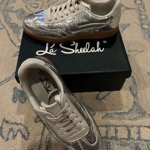 Silver Women's Sneakers